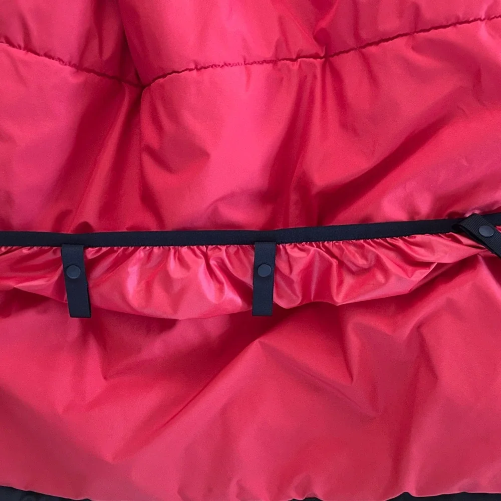 Patagonia Boys H2No Insulated Winter Jacket Black Red Full Zip Ski Coat XL 14